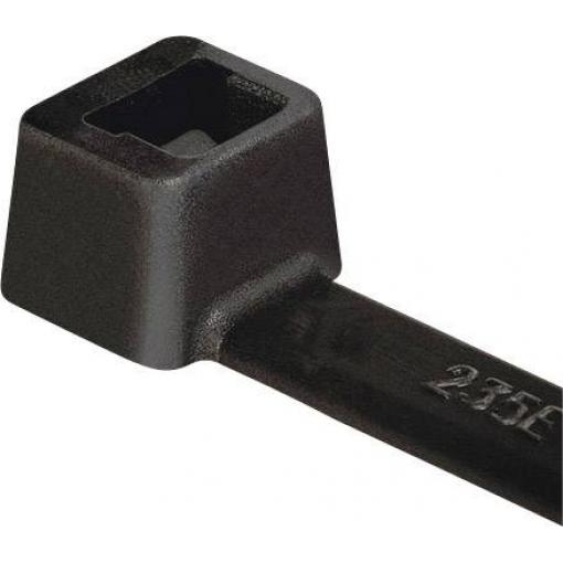 HellermannTyton 112-03060, T30R-PA66UV-BK, stahovací pásky, 3.60 mm, 148 mm, černá, odolná vůči UV záření, 100 ks