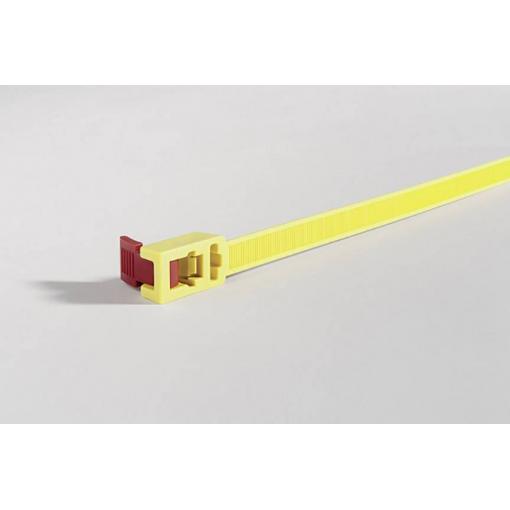 HellermannTyton 115-00000, SpeedyTie, stahovací pásky, 13 mm, 752 mm, rozpojitelná, se zpětnou smyčkou, s rychlouzávěrem, 1 ks