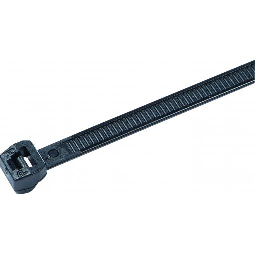 HellermannTyton 118-00079, T18ROS-PA66V0-WH, stahovací pásky, 2.50 mm, 100 mm, bílá, 100 ks
