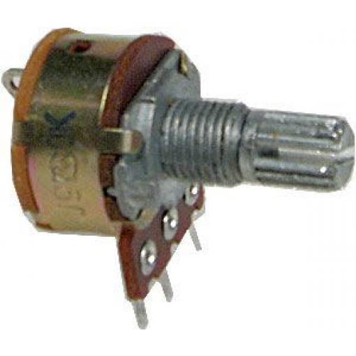10k/G hřídel 6x13mm, potenciometr otočný s vypínačem