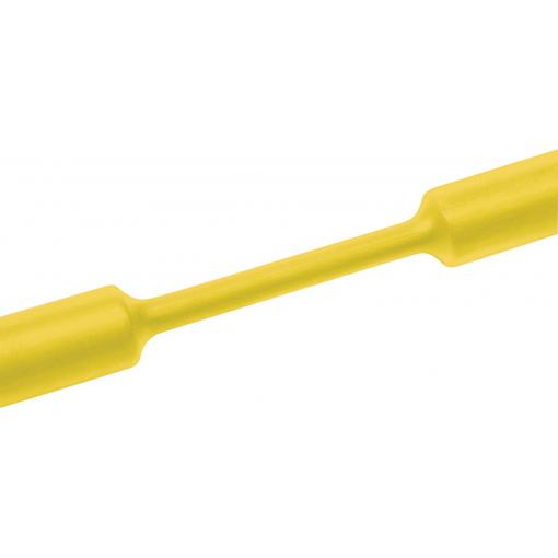 HellermannTyton 333-31804 smršťovací bužírka bez lepidla žlutá 18 mm 6 mm Poměr smrštění:3:1 metrové zboží