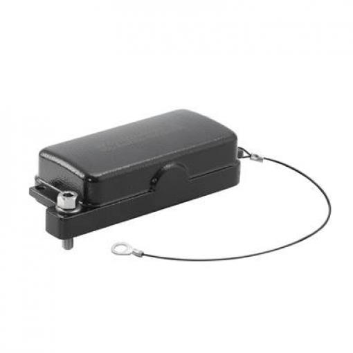 HDC enclosures, Size: 4, Protection degree: IP 68, Cover for lower part of housing, Screw plug, Standard HDC IP68 10B COVER Weidmüller Množství: 1 ks pouzdro