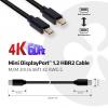 club3D Mini-DisplayPort kabel Mini DisplayPort konektory, Mini DisplayPort konektory 2.00 m černá CAC-2161 samozhášecí Kabel DisplayPort
