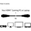 club3D HDMI kabel Zástrčka HDMI-A, Zástrčka HDMI-A 5.00 m černá CAC-2312 4K UHD, samozhášecí HDMI kabel