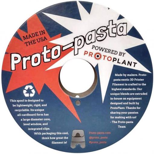 Proto-Pasta CDP12805 Protoplant Conductive PLA vlákno pro 3D tiskárny PLA plast 2.85 mm 500 g černá 1 ks