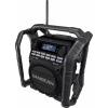 Sangean U-4 DBT+ A500422 odolné rádio, DAB+, FM, AUX, Bluetooth, USB, s USB nabíječkou, s akumulátorem, vodotěšné, nárazuvzdorné, černá