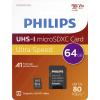 Philips FM64MP45B/00 paměťová karta microSDXC 64 GB Class 10 vč. SD adaptéru