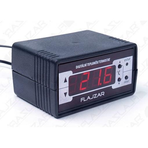 Digitální termostat -30 až 125°C + čidlo s kabelem 2m, stavebnice