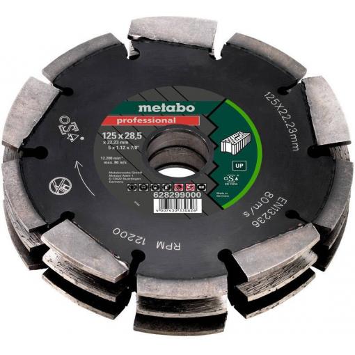 Metabo 628299000 drážkovací fréza, tvrdokov, Délka 175 mm, Vnější Ø 125 mm, 1 ks