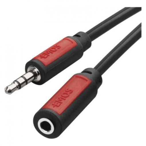 JACK kabel 3,5mm stereo, vidlice - 3,5mm zásuvka 2,5m   SM5102