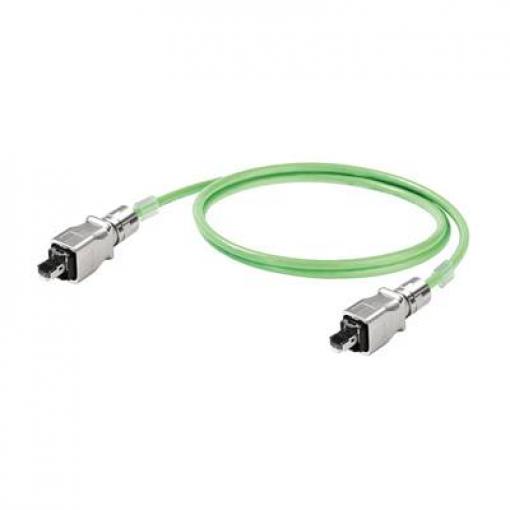 Weidmüller 1119730070 RJ45 síťové kabely, propojovací kabely CAT 5e SF/UTP 7.00 m zelená samozhášecí, s ochranou 1 ks