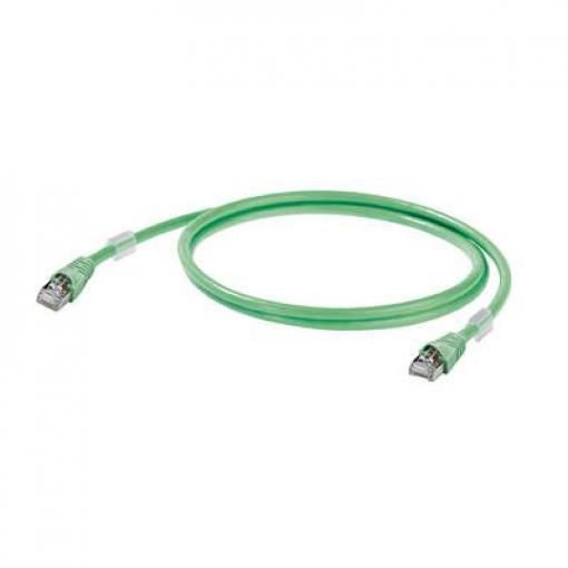 Weidmüller 1166000030 RJ45 síťové kabely, propojovací kabely CAT 5 SF/UTP 3.00 m zelená samozhášecí, s ochranou 1 ks