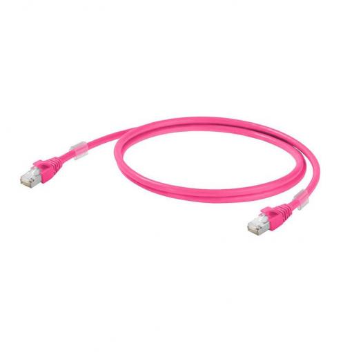 Weidmüller 1201270020 RJ45 síťové kabely, propojovací kabely CAT 6A S/FTP 2.00 m purpurová UL certifikace 1 ks