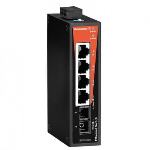 Weidmüller 1240870000 IE-SW-BL05-4TX-1SCS průmyslový ethernetový switch