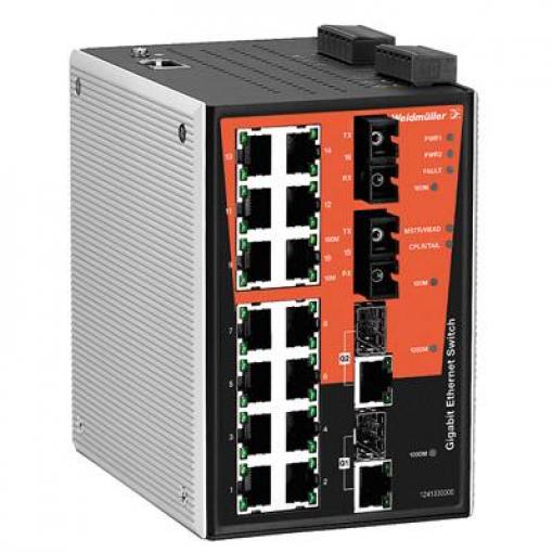 Weidmüller 1286990000 IE-SW-PL18MT-2GC14TX2SC průmyslový ethernetový switch