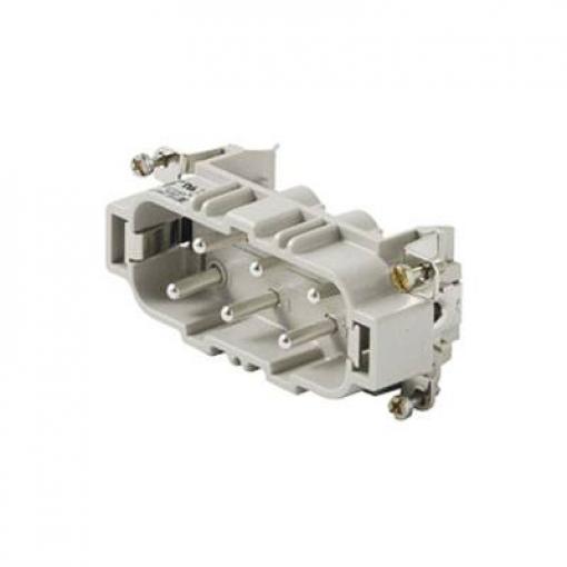 HDC insert, Male, 400 V, 35 A, No. of poles: 6, Screw connection, Size: 6