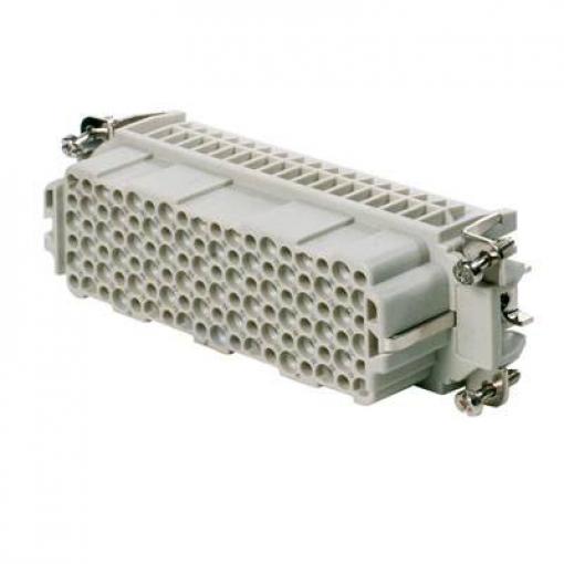 HDC insert, Female, 250 V, 10 A, No. of poles: 108, Crimp connection, Size: 8