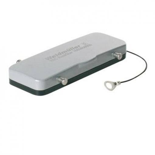 HDC enclosures, Size: 8, Protection degree: IP 65, Cover for upper part of housing, Side-locking clamp on upper side, Standard HDC 24B DMDQ 4BO Weidmüller