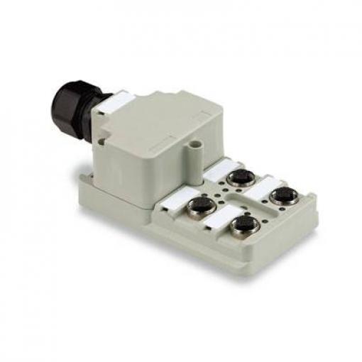 Weidmüller SAI-6-M 4P M12 1705930000 pasivní box senzor/aktor rozdělovač M12 s kovovým závitem 1 ks