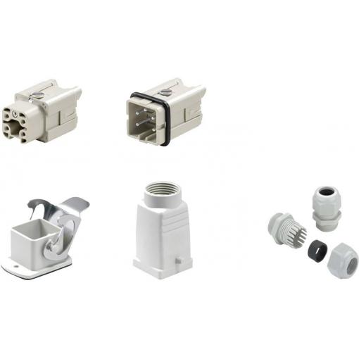 RockStar&reg; HDC kits-Heavy Duty Connectors, Kit, HA, Size: 1, Poles: 1, Screw connection, 250 V, 22 A, metric