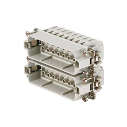 HDC insert, Male, 250 V, 16 A, No. of poles: 16, Crimp connection, Size: 5