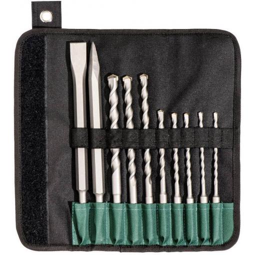 Metabo 630824000 sada vrtáku do betonu 10dílná 5 mm, 5.5 mm, 6 mm, 7 mm, 8 mm, 10 mm, 12 mm, 14 mm SDS plus 10 ks