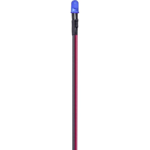 TRU COMPONENTS T1810O096 sada LED modrá kulatý 3 mm 1500 mcd 30 ° 25 ks