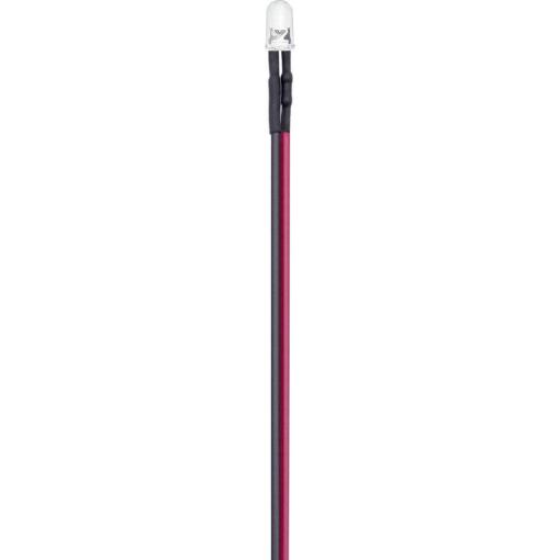 TRU COMPONENTS T1810O102 sada LED studená bílá kulatý 3 mm 8000 mcd 30 ° 25 ks