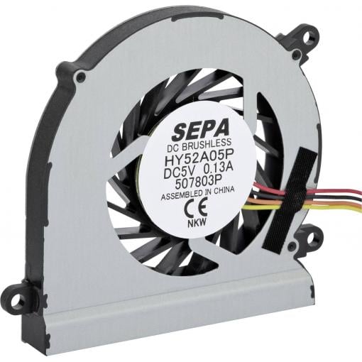 SEPA HY52A05PSE25AP00 axiální ventilátor, 5 V/DC, 4.5 m³/h, (d x š x v) 52 x 52 x 8 mm, 111111658