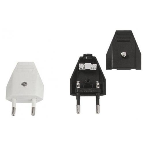 Bachmann 900.010 Euro zástrčka plast 250 V černá IP20