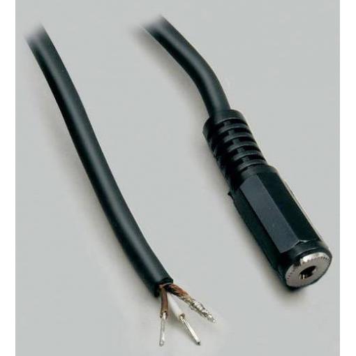 Jack kabel jack zásuvka 2,5 mm - kabel s otevřenými konci BKL Electronic 1101256, stereo, pólů 3, 1 ks