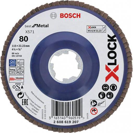 Bosch Accessories 2608619207 2608619207 Průměr 115 mm Ø otvoru 22.23 mm 1 ks