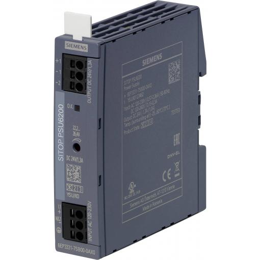 Siemens 6EP33317SB000AX0 síťový adaptér / napájení 24 V 1.3 A 31.2 W Počet výstupů:1 x Obsah 1 ks