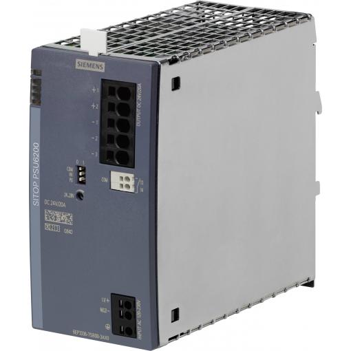 Siemens 6EP33367SB003AX0 síťový adaptér / napájení 24 V 20 A 480 W Počet výstupů:1 x Obsah 1 ks