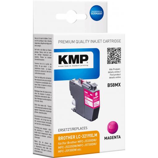 KMP Ink náhradní Brother LC-3219XLM kompatibilní purppurová B58MX 1538,4006