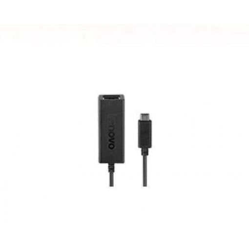 Lenovo USB-C®, síťový adaptér [1x USB-C® zástrčka - 1x RJ45 zásuvka] Lenovo USB-C to Ethernet Adapter - Netzwerkadapter