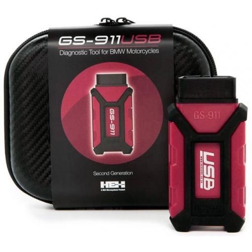 HEX diagnostický nástroj OBD2 pro motocykly GS-911 USB 80216 Vhodné pro značku auta: BMW (Motorrad) 10 vozidel 1 ks