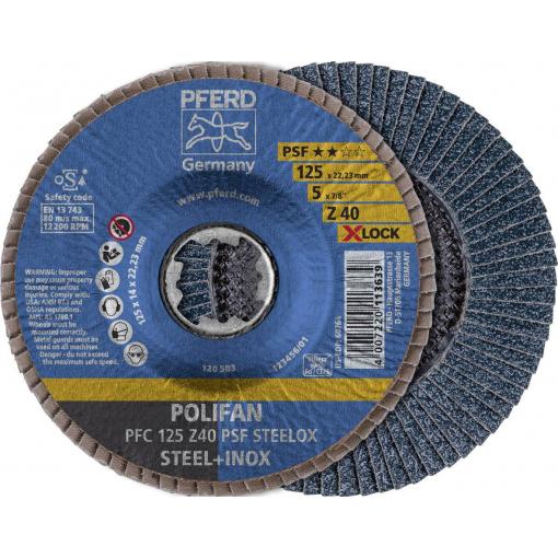 PFERD TOOLS 67664126 vějířovitý brusný kotouč Průměr 125 mm 10 ks