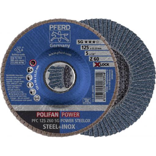 PFERD TOOLS 67786126 vějířovitý brusný kotouč Průměr 125 mm 10 ks
