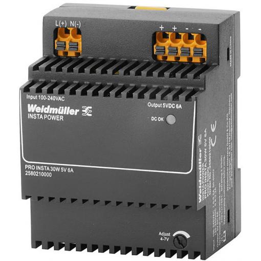 Weidmüller 2580210000 napájecí zdroj 5 V/DC 6 A 30 W Obsah 1 ks