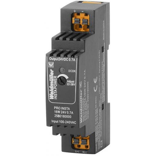 Weidmüller 2580180000 napájecí zdroj 24 V/DC 0.7 A 16 W Obsah 1 ks