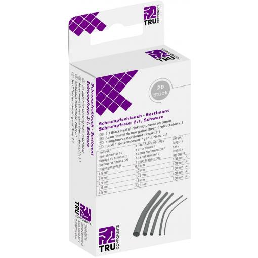 TRU COMPONENTS T1904CA042 sada smršťovacích bužírek 20 díly