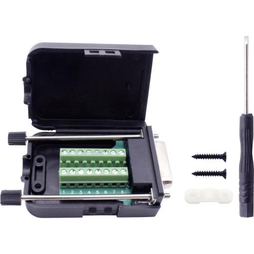 TRU COMPONENTS T1904C095 sada D-SUB zásuvková lišta Pólů: 15 šroubovací 1 ks