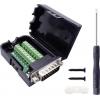 TRU COMPONENTS T1904C092 sada D-SUB kolíkové lišty Pólů: 15 šroubovací 1 ks
