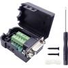 TRU COMPONENTS T1904C091 vestavná zásuvka D-Sub Pólů: 9 šroubovací 1 ks