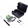 TRU COMPONENTS T1904C091 vestavná zásuvka D-Sub Pólů: 9 šroubovací 1 ks