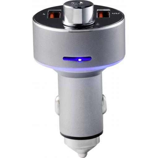 Renkforce RF-CAR-100 FM vysílač Bluetooth vč. handsfree, se slotem na kartu, s MP3 přehrávačem