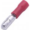 TRU COMPONENTS T1904C050 kulatý faston 0.50 mm² 1.50 mm² částečná izolace červená 25 ks