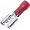 TRU COMPONENTS T1904C106 sortiment plochých zásuvek Šířka zástrčky: 4.80 mm Tloušťka konektoru: 0.80 mm 180 ° částečná izolace červená 25 ks