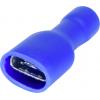 TRU COMPONENTS T1904C114 sortiment plochých zásuvek Šířka zástrčky: 2.80 mm Tloušťka konektoru: 0.80 mm 180 ° plná izolace modrá 25 ks